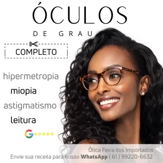 Par de Lentes Astigmatismo Leitura Hipermetropia Miopia - Vision News Basic