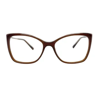 Óculos de Grau Gatinho Ana Hickmann Ah6384n-N01a RMD.ACT Nude+Dourado - Feminino