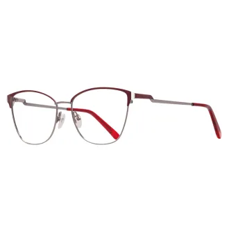 Óculos de Grau Gatinho Bulget Bg2120-07a RGD.MTL Vermelho+Prata - Feminino