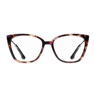 Óculos de Grau Gatinho Clipon Colcci Bandy 4 Demi RGD.ACT Marrom+Dourado