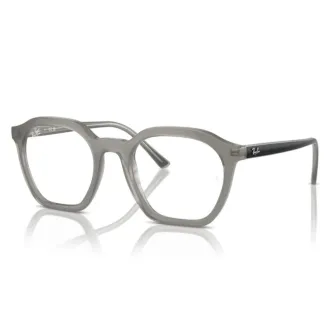Óculos de Grau Quadrado Ray-Ban Alice RX72388354 52 RMD.ACT Cinza