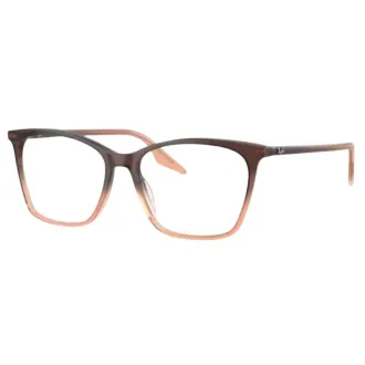 Óculos de Grau Quadrado Ray-Ban RX54228312 54 RMD.ACT Marrom - Feminino