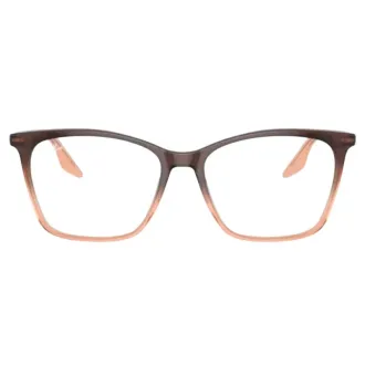 Óculos de Grau Quadrado Ray-Ban RX54228312 54 RMD.ACT Marrom - Feminino