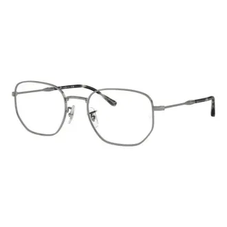 Óculos de Grau Quadrado Ray-Ban RX6496L 2502 53 RMD.MTL Grafite